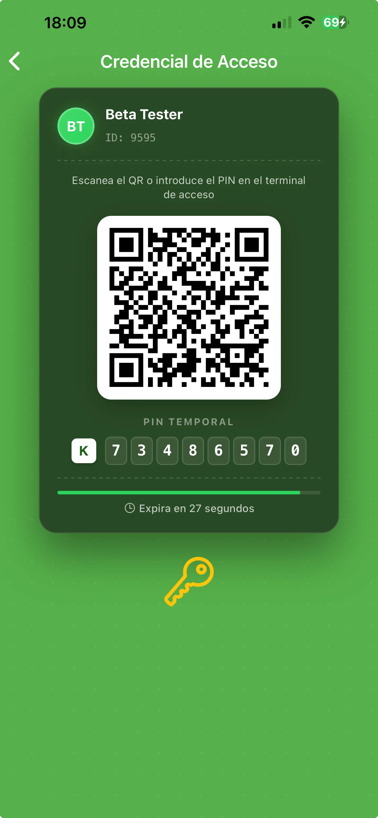 Credencial QR